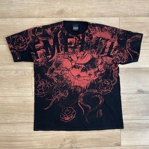 Vintage‎ Y2K FMF INTL Shirt Grunge Skater Shirt Mens Size XL